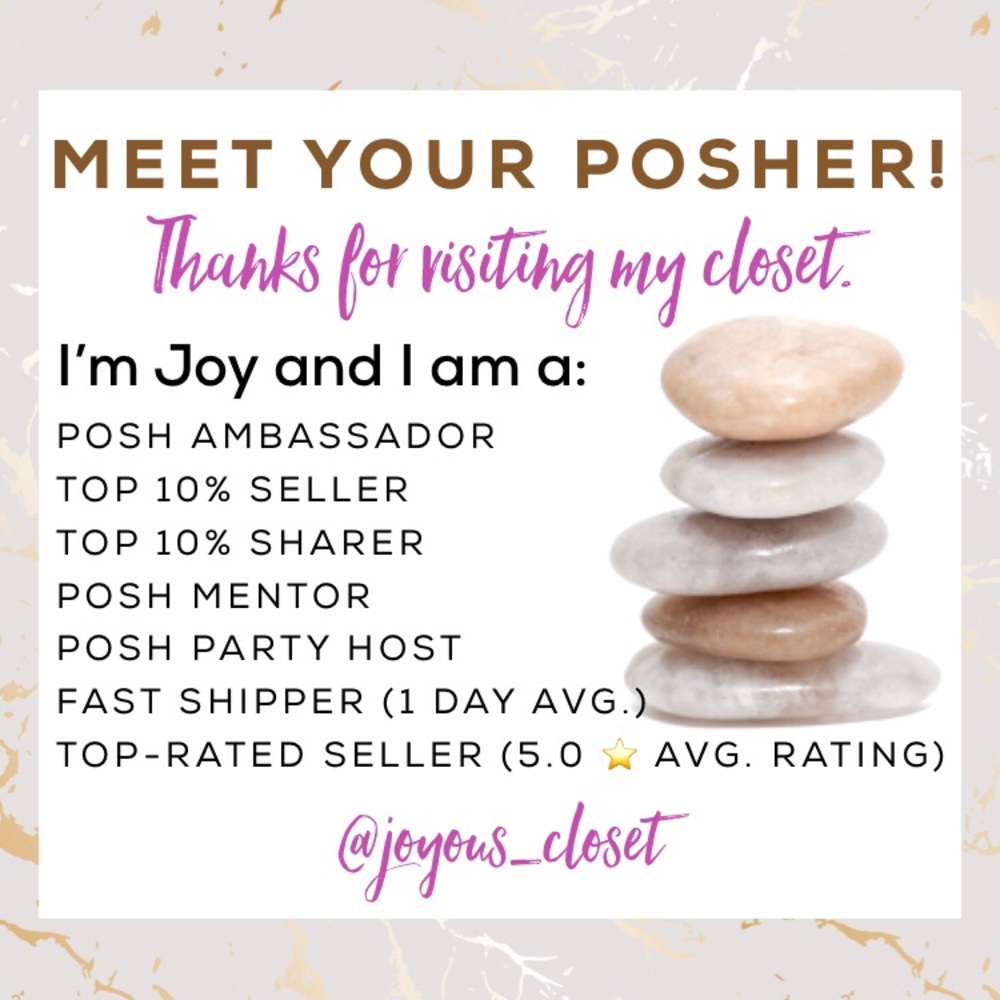 Meet your Posher, Joy!